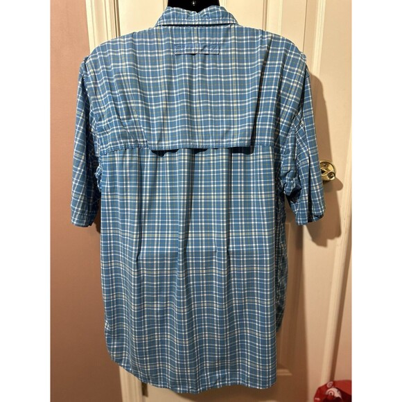 Duluth Trading Company Fishing Shirt Mens Large Lightweight Zip Pockets … - Picture 2 of 5